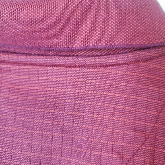 Haggar Mens Polo Shirt Front Pocket Short Sleeve Collared Golf Textured Size XL - Picture 8 of 16